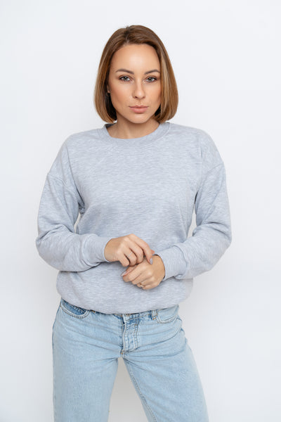 Sweater without hood | Melange