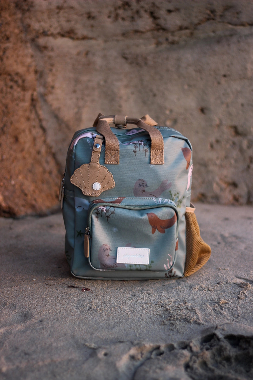 Vaikiška kuprinė su jūrų gyvūnų motyvais