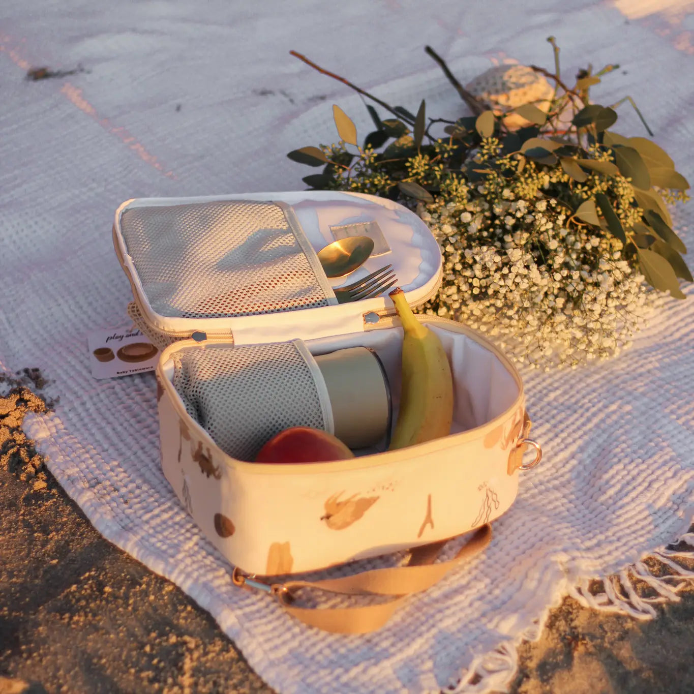 Vaikiška pietų kuprinė „Sea Friends“ – termo, su jūros motyvais