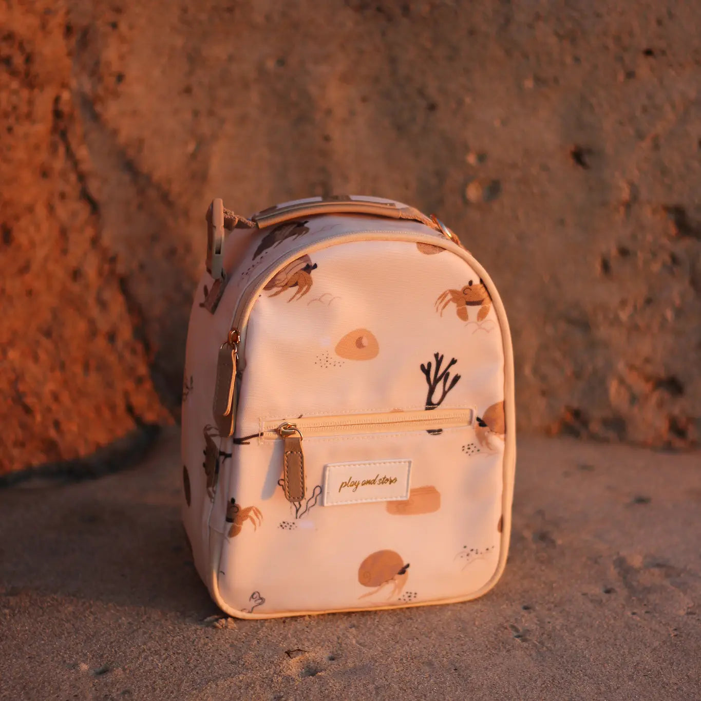 Vaikiška pietų kuprinė „Sea Friends“ – termo, su jūros motyvais