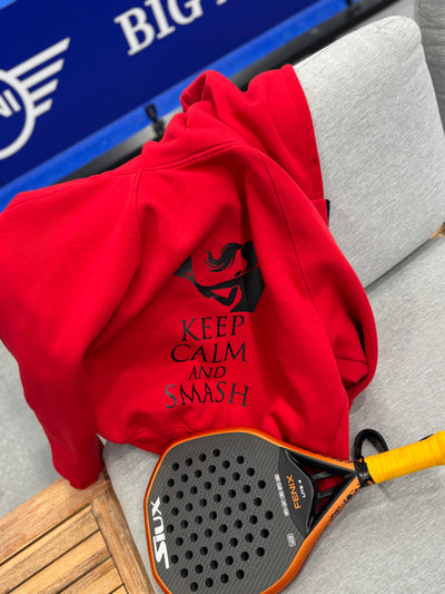 STILL džemperis su kapišonu | Raudonas