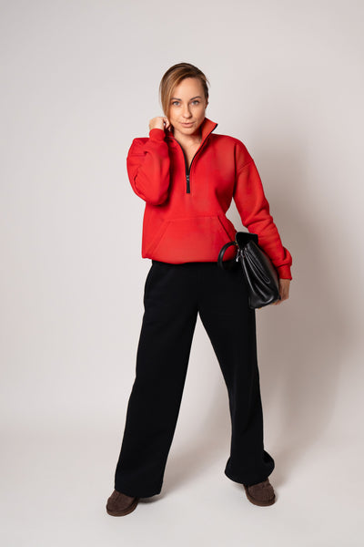 Plačios kelnės | Juodos