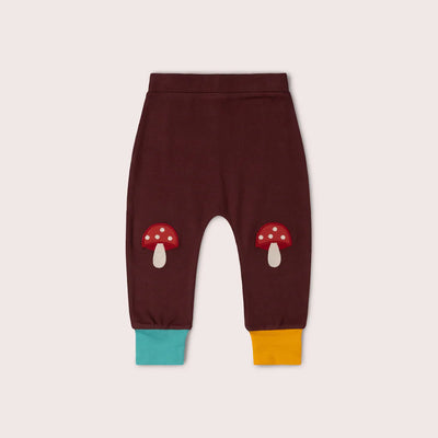 Toadstool Knee Patch Joggers – kelnytės su grybukų aplikacija