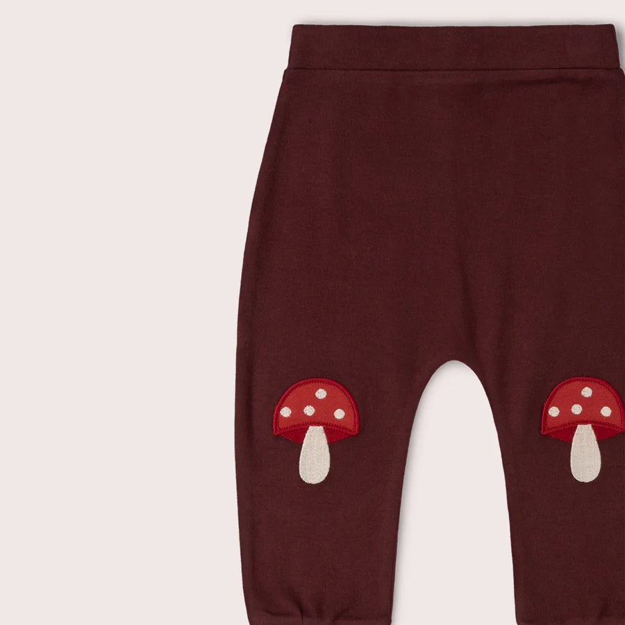 Toadstool Knee Patch Joggers – kelnytės su grybukų aplikacija