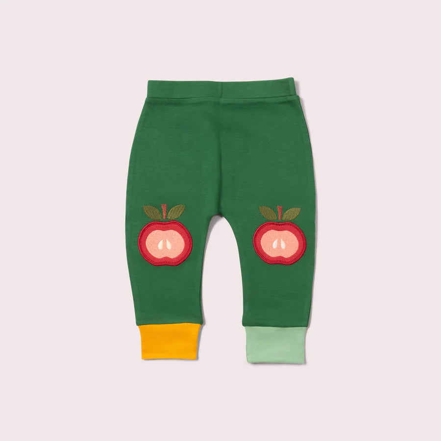 Kelnytės su obuoliukų aplikacija (Red Apples Knee Patch Joggers)