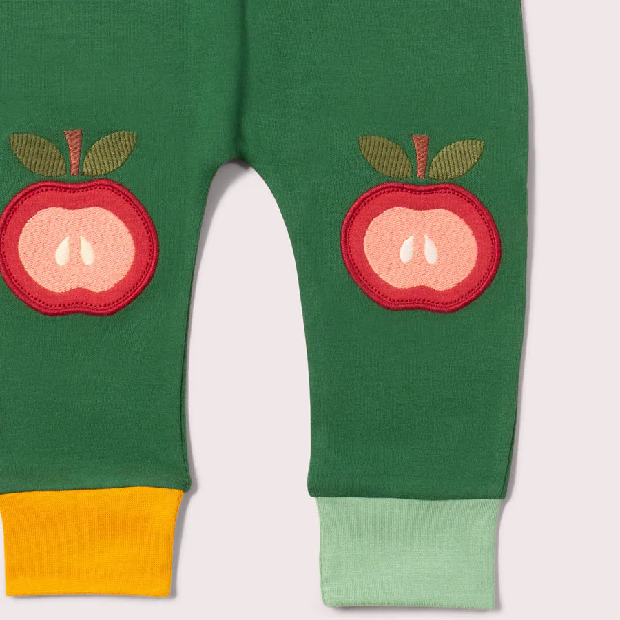 Kelnytės su obuoliukų aplikacija (Red Apples Knee Patch Joggers)