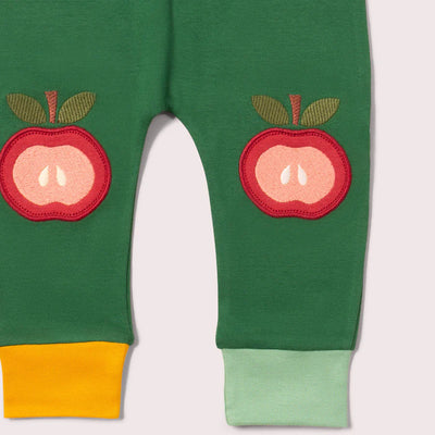 Kelnytės su obuoliukų aplikacija (Red Apples Knee Patch Joggers)