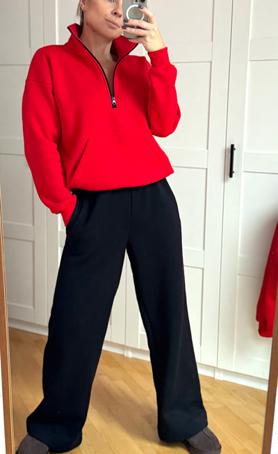 Plačios kelnės | Juodos