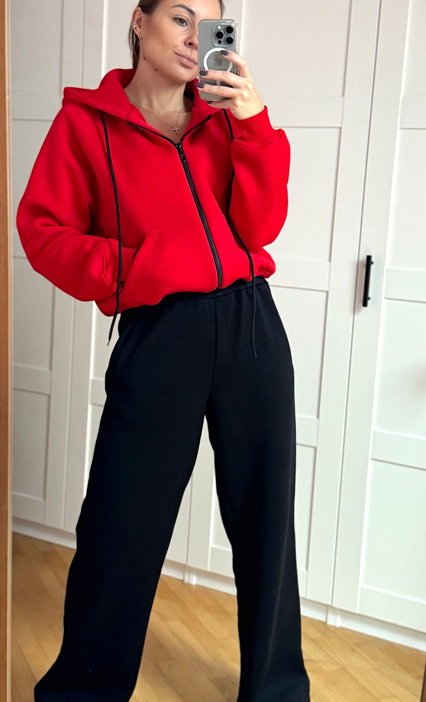 Plačios kelnės | Juodos